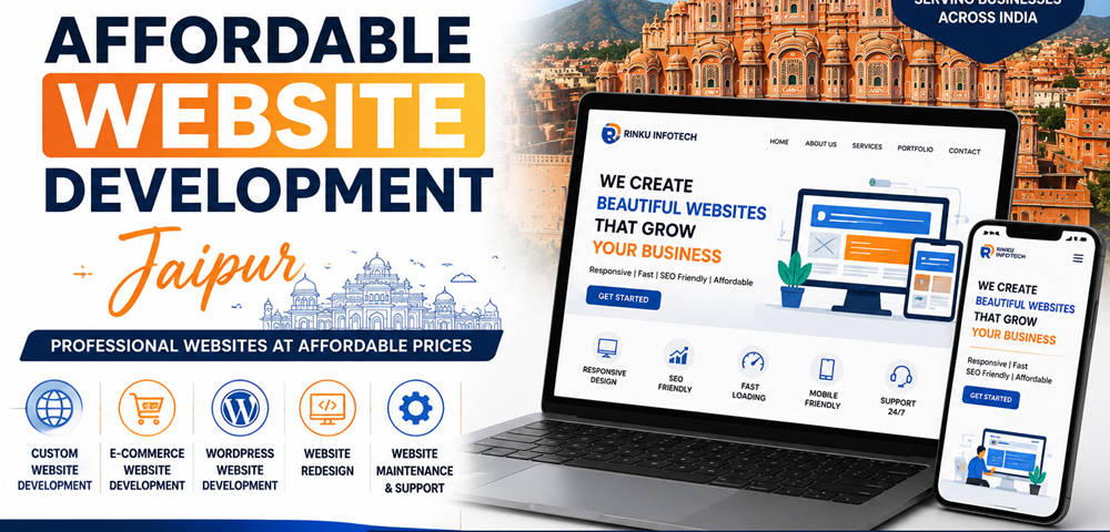 Affordable website development in Jaipur