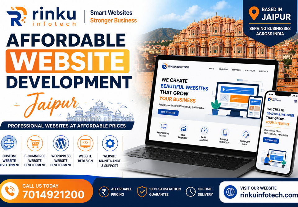 Affordable website development in Jaipur